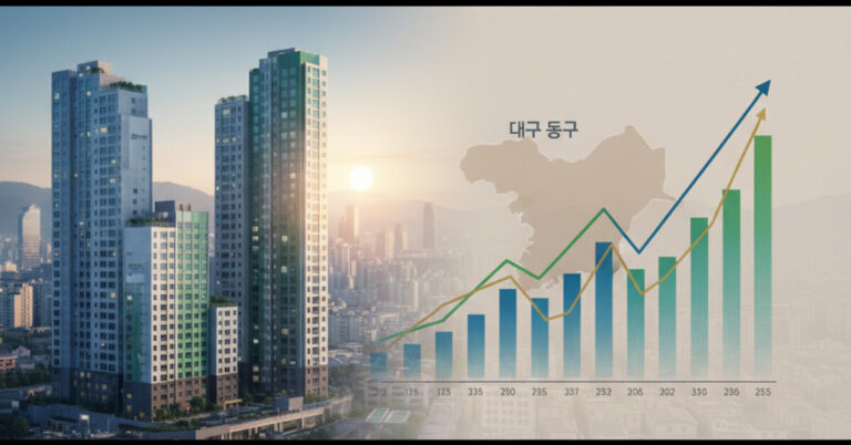 [아파트 실거래가] 2026년 2~3월 대구 동구 아파트 시장: 신축 프리미엄과 양극화 심화 분석